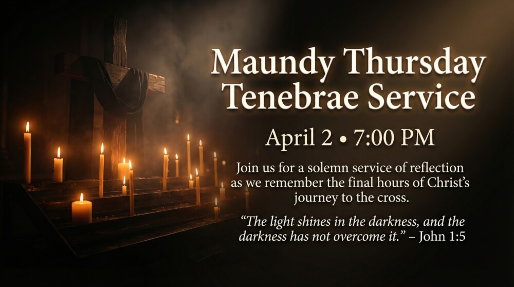 Maundy Thursday Tenebrae Service of Shadows Image