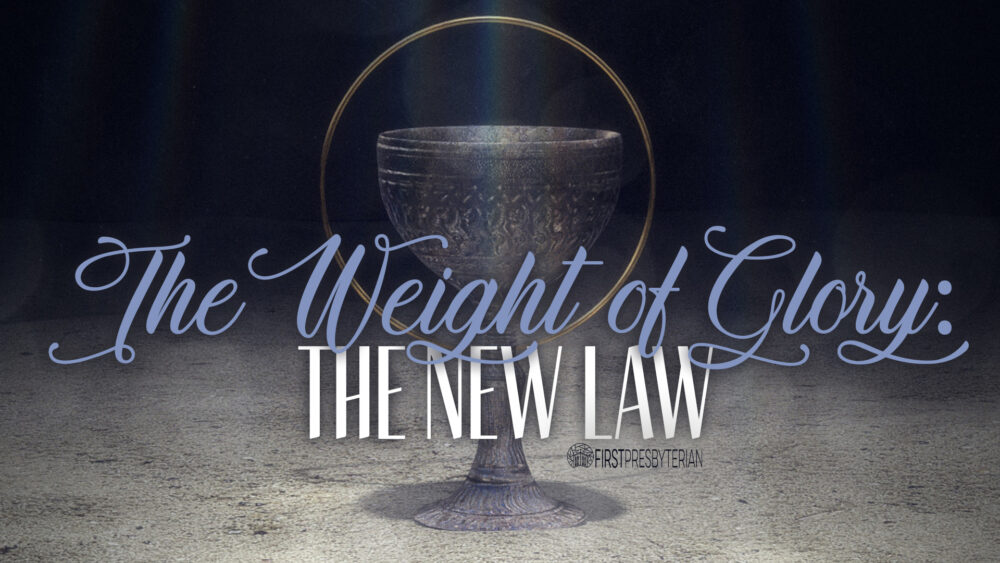 The Weight of Glory: The New Law Image